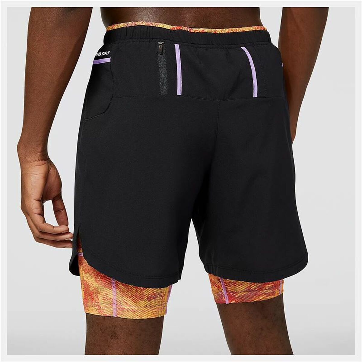 Sport Shorts New Balance Impact Run 2 in 1 Schwarz Herren