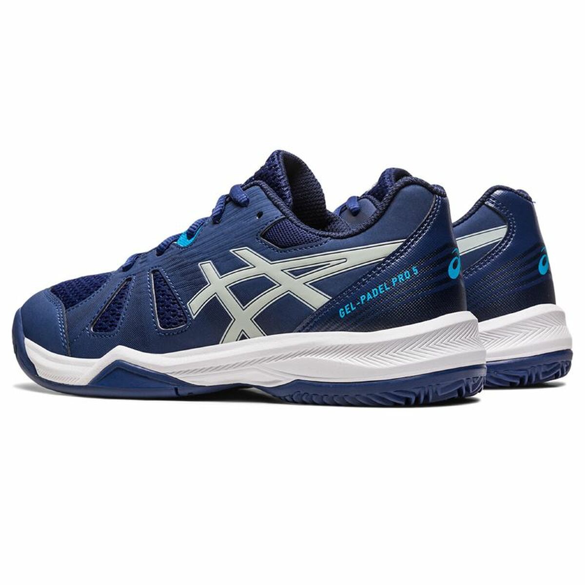 Padel-Sportschuhe für Kinder Asics Gel-Pádel Pro 5 Dunkelblau