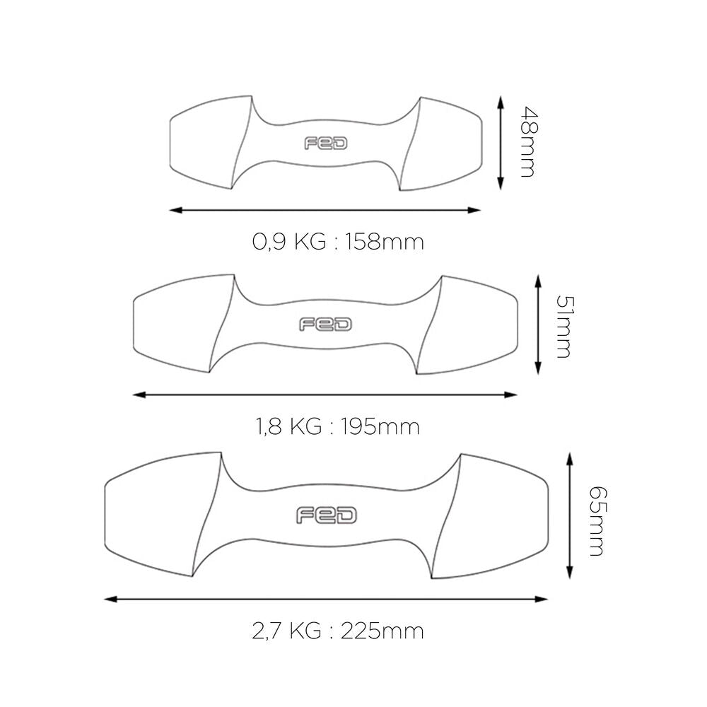 Hanteln Xiaomi ORMANG2LB 1,8 kg Perle 1,9 Kg 2 Stück