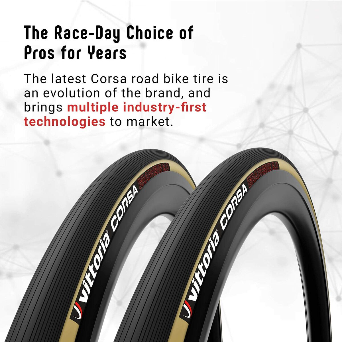 Umschlag Vittoria Corsa Schwarz 700x25c