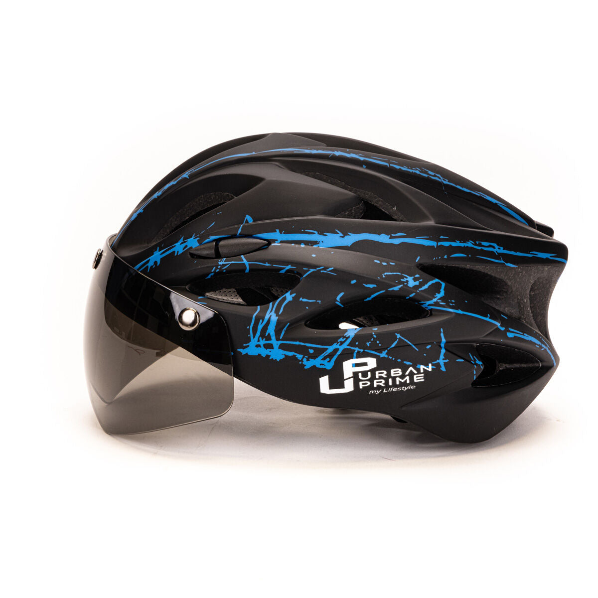 Helm für Elektroroller Urban Prime UP-HLM-EBK-BB Schwarz Blau Schwarz/Blau Bunt