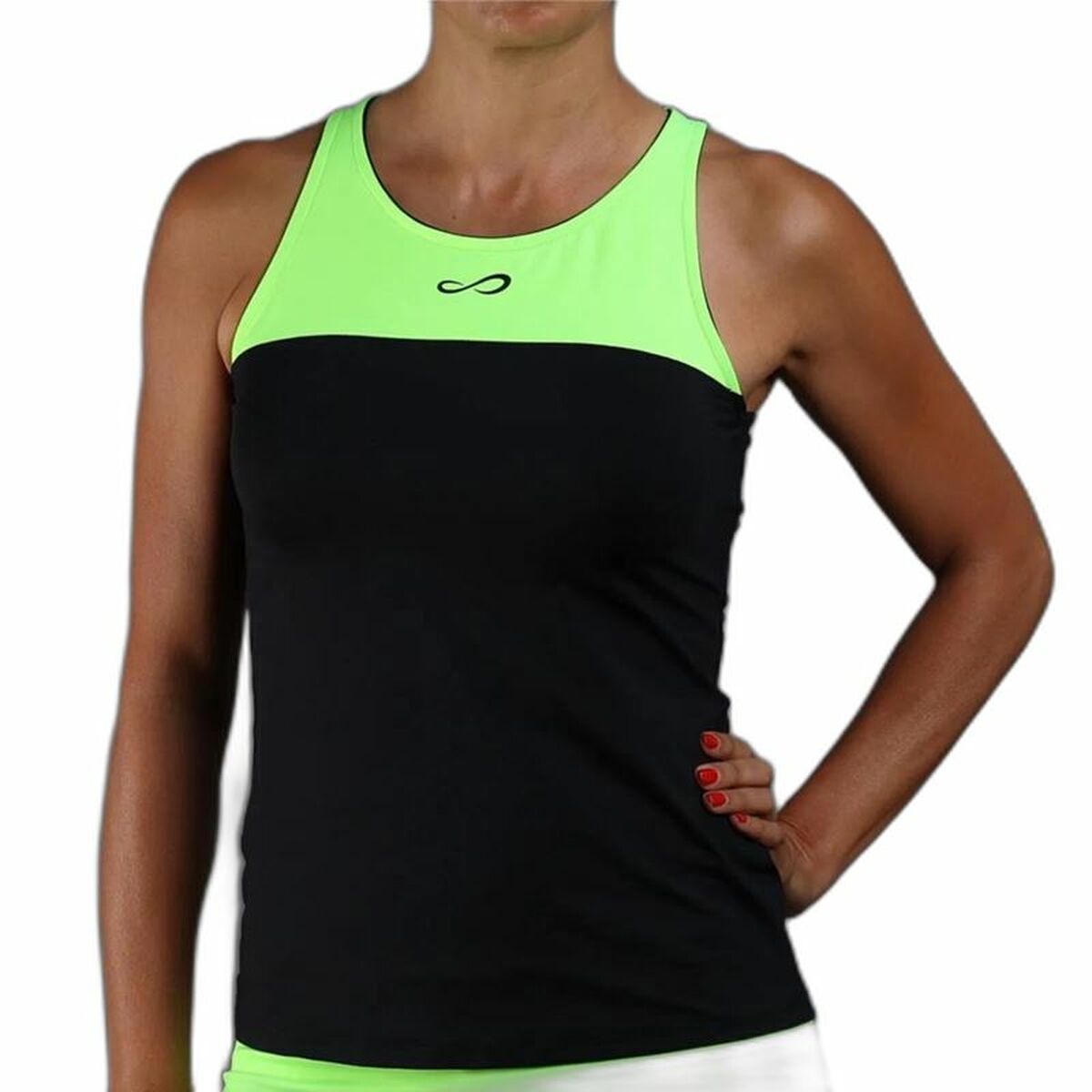 Kurzärmliges Sport T-Shirt Endless Lace Zitronengrün