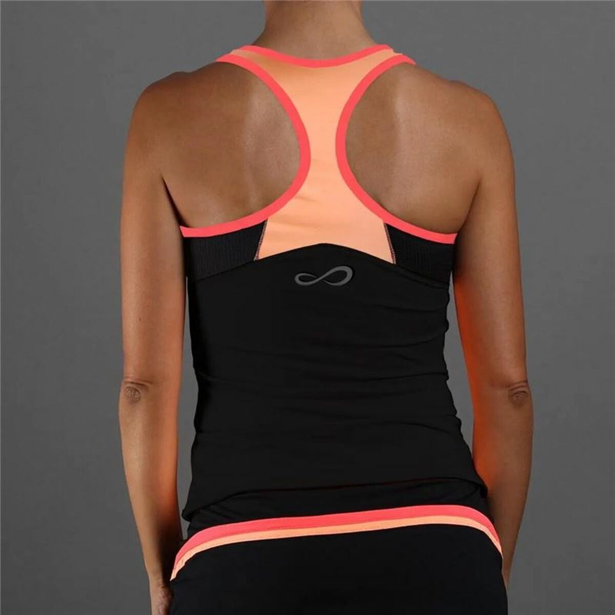 Kurzärmliges Sport T-Shirt Endless Flow Schwarz