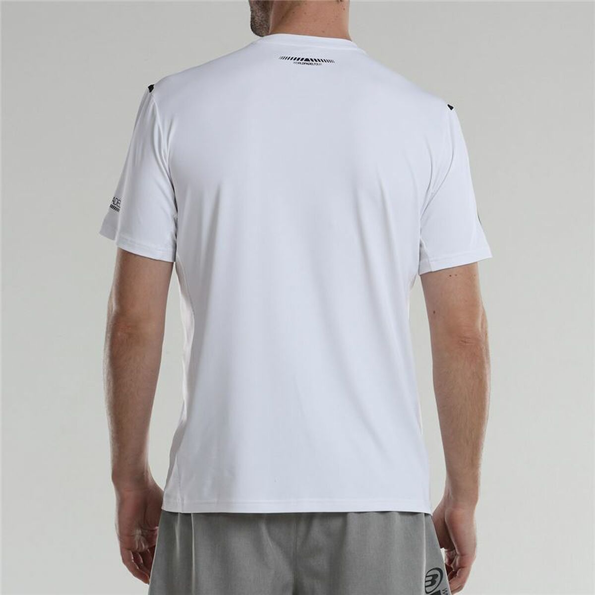 Herren Kurzarm-T-Shirt Bullpadel Logro Weiß