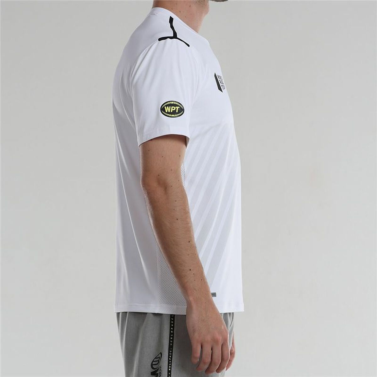 Herren Kurzarm-T-Shirt Bullpadel Logro Weiß