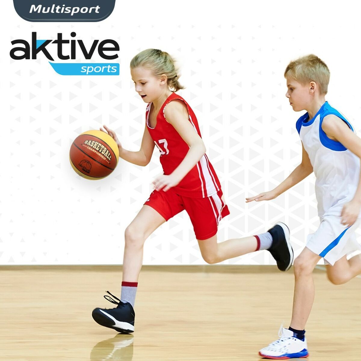Basketball Aktive 5 Beige Orange PVC 6 Stück