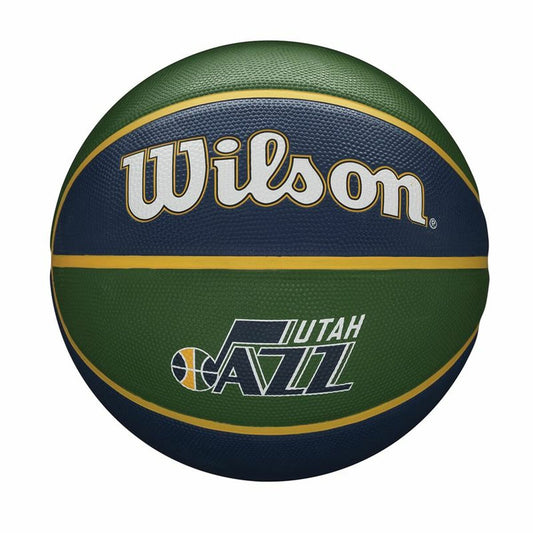 Basketball Wilson  NBA Team Tribute Utah Jazz Blau