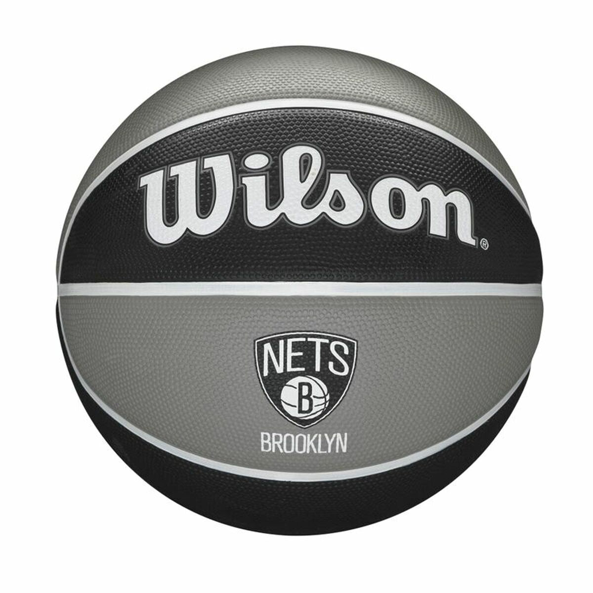 Basketball Wilson Nba Team Tribute Brooklyn Nets Schwarz Kautschuk Einheitsgröße 7