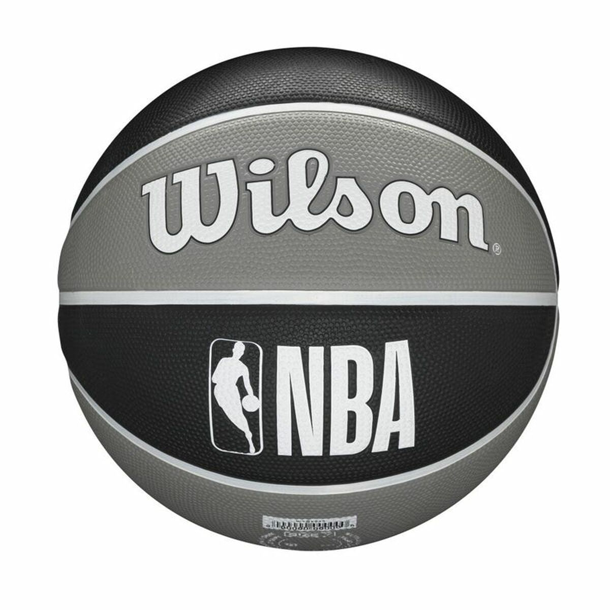 Basketball Wilson Nba Team Tribute Brooklyn Nets Schwarz Kautschuk Einheitsgröße 7