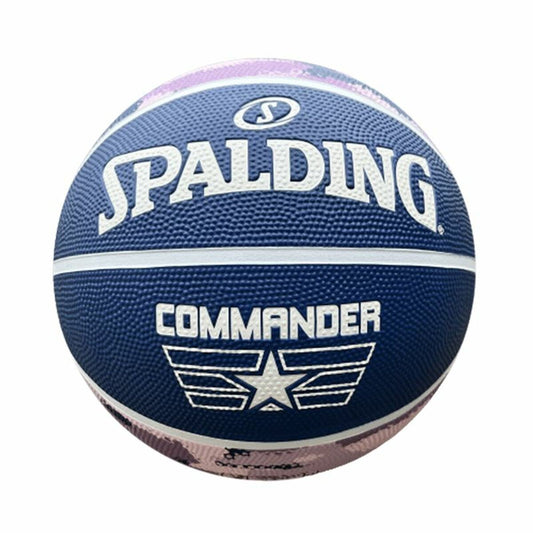 Basketball Commander Solid  Spalding Solid Purple Haut 6 Jahre