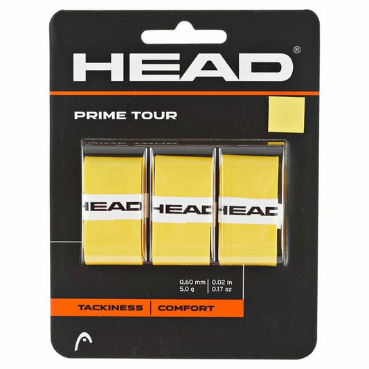 Übergriffband Tenis  Head Prime Tour 3Pack Gelb Bunt