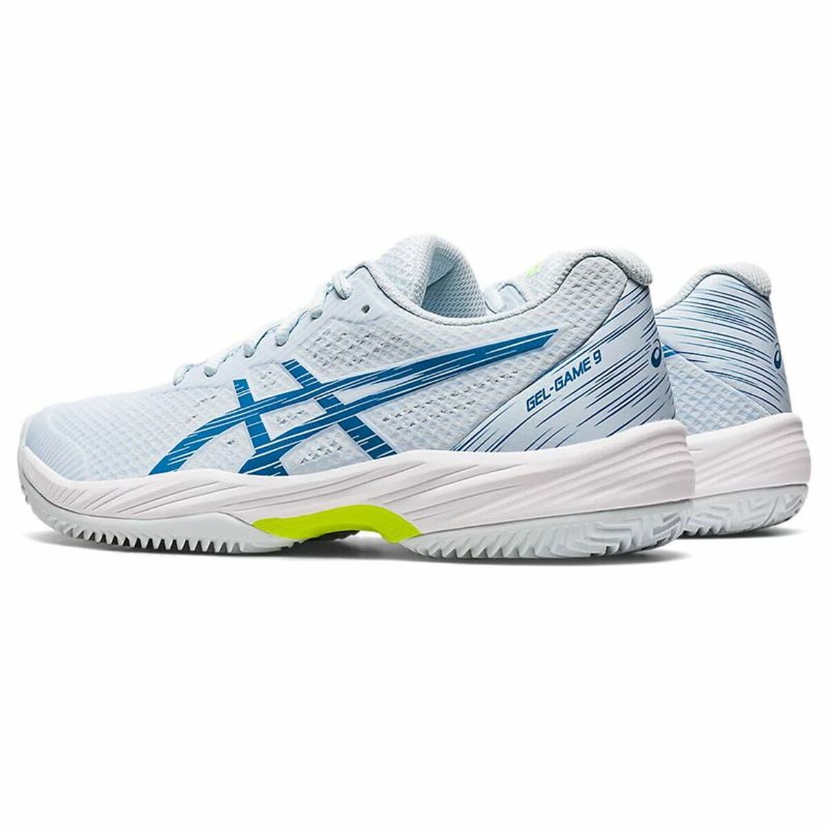 Tennisschuhe für Frauen Asics Gel-Game 9 Clay/OC Damen Weiß