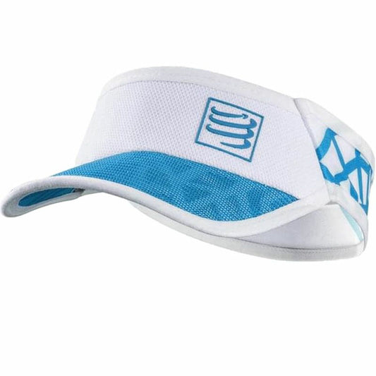 Visier Compressport Spiderweb Ultralight Visor Weiß Einheitsgröße