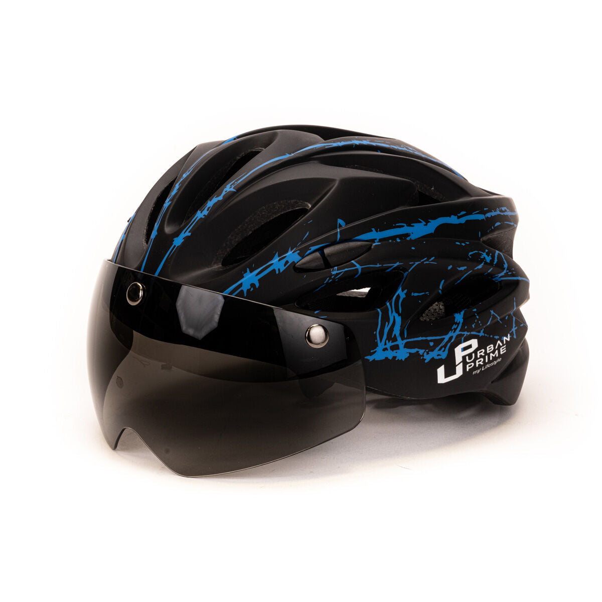 Helm für Elektroroller Urban Prime UP-HLM-EBK-BB Schwarz Blau Schwarz/Blau Bunt