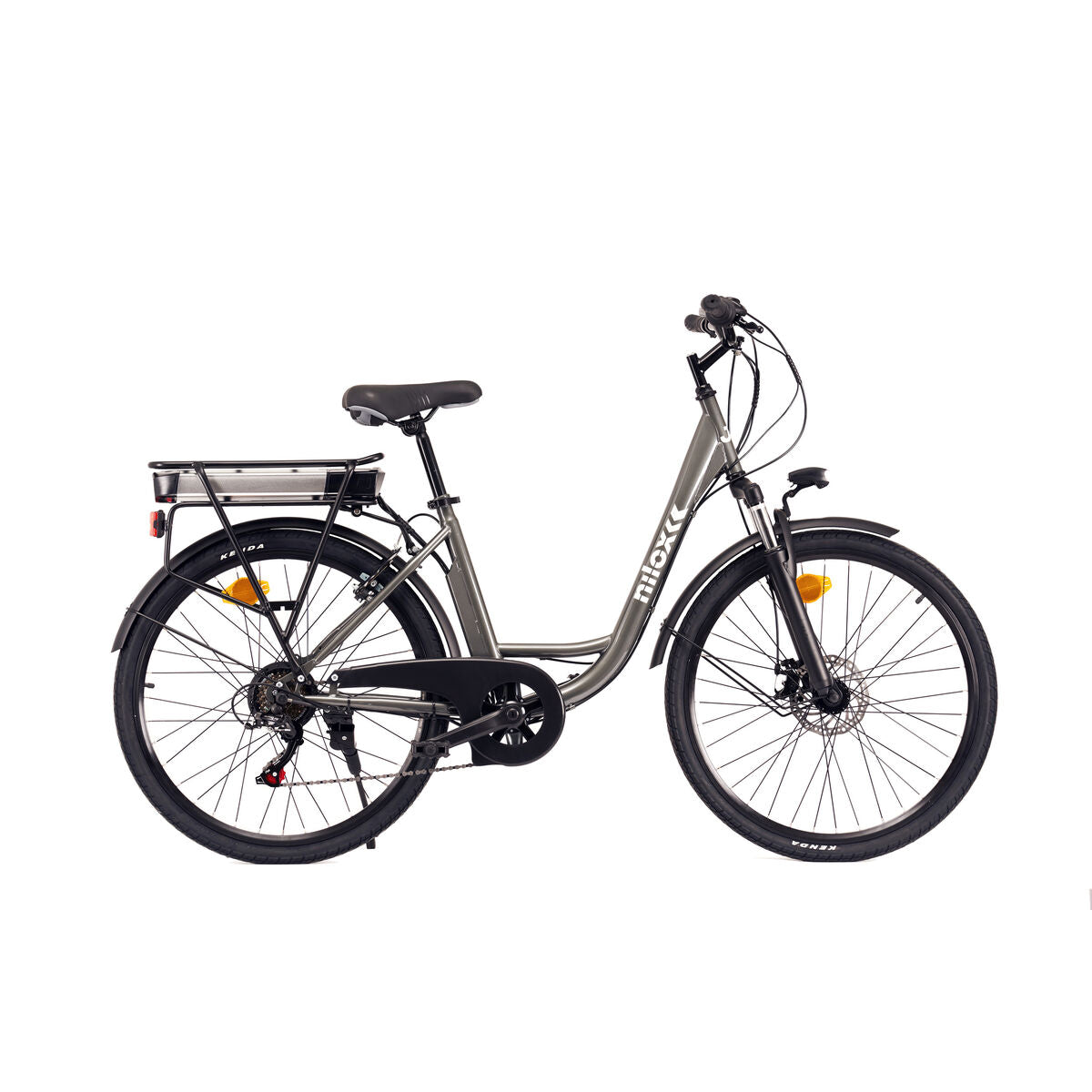 Elektrisches Fahrrad Nilox J5 Plus Grau Schwarz/Grau 25 km/h 26"