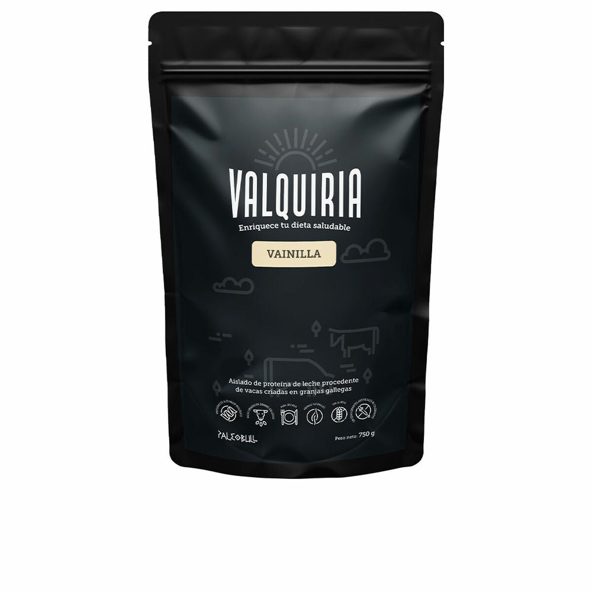 Nahrungsergänzungsmittel Paleobull Valquiria Milcheiweiß Vanille 750 g