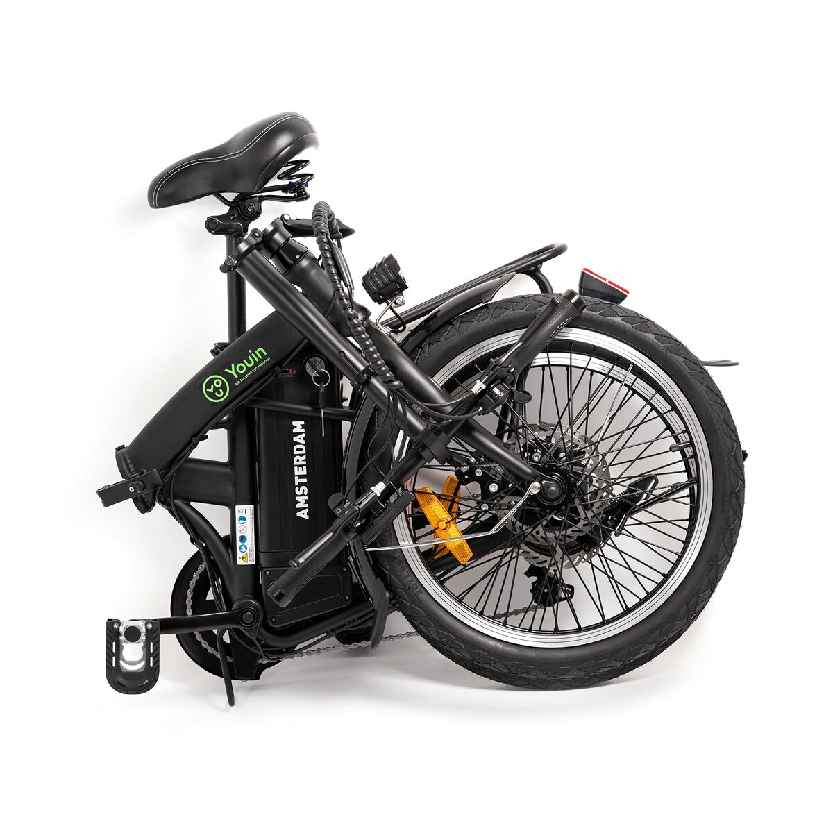 Elektrisches Fahrrad Youin BK1000 AMSTERDAM Schwarz 20" 250 W 25 km/h