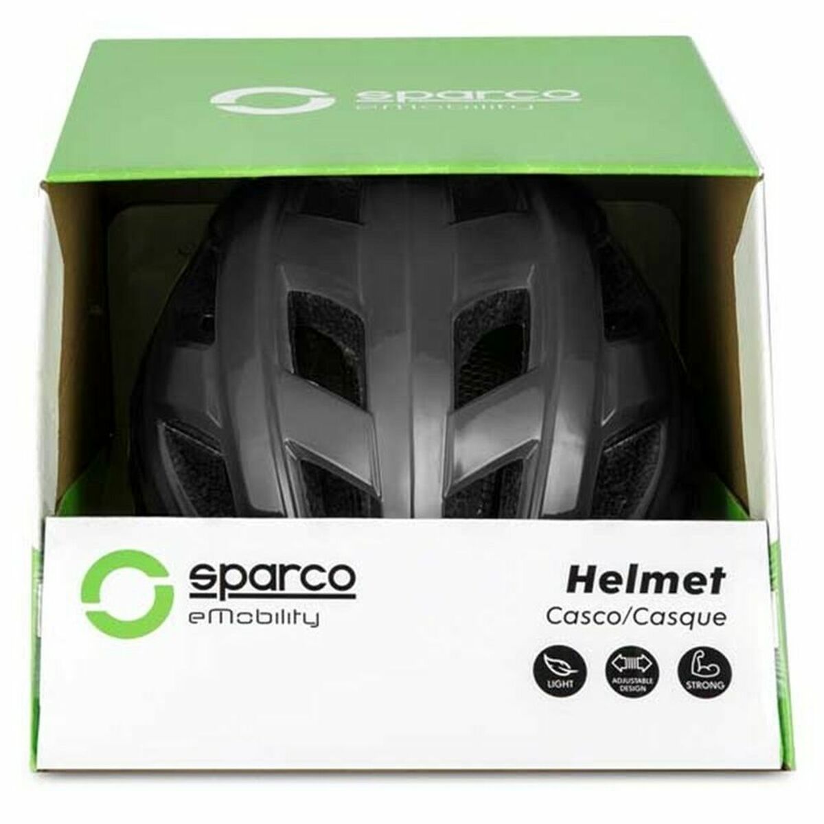 Helm für Elektroroller Sparco SPCSE300BK Grau Größe L