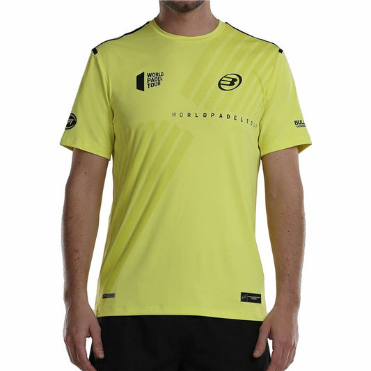 Herren Kurzarm-T-Shirt Bullpadel Logro Zitronengelb